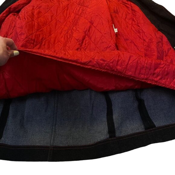 ESCADA Vintage Double-Breasted Women's Size 36 Denim Coat Jacket Made in Germany - Picture 5 of 9